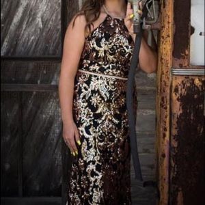 Elizabeth Heartley Couture prom dress size 8